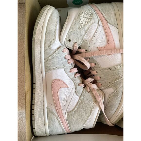 Nike Air Jordan 1 Mid SE Lt Iron Ore DN4045-001 Women Sz 7.5 Orig.Box Authentic - Picture 5 of 16